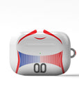 AirPods case with the France 2006 Away football shirt design by RIPA Football