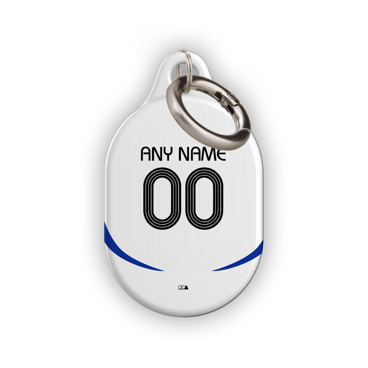 AirTag holder with the France 2006 Away football shirt design by RIPA Football