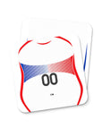 Coaster with the France 2006 Away football shirt design by RIPA Football