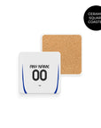 Coaster with the France 2006 Away football shirt design by RIPA Football