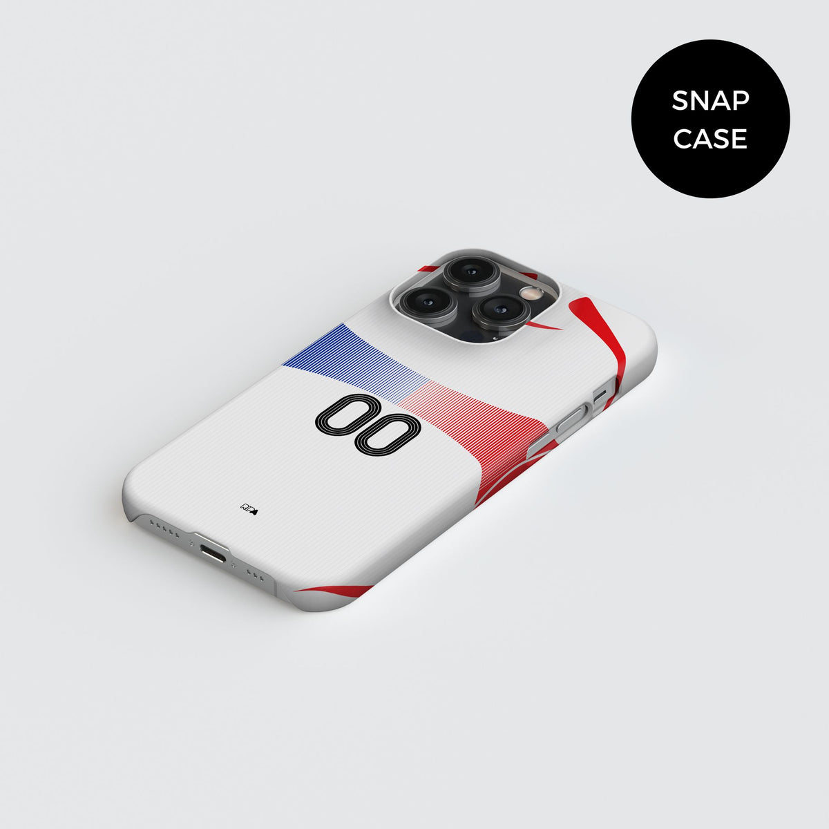 Phone case with the France 2006 Away football shirt design by RIPA Football