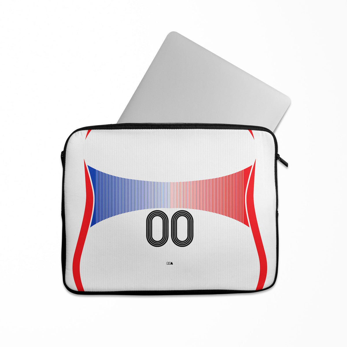Laptop sleeve with the France 2006 Away football shirt design by RIPA Football