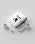 AirPods case with the Haiti 2026 Away football shirt design by RIPA Football