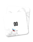 Coaster with the Haiti 2026 Away football shirt design by RIPA Football