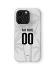 Phone case with the Haiti 2026 Away football shirt design by RIPA Football