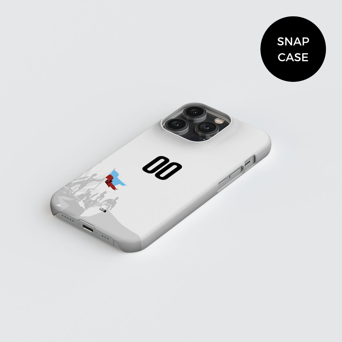 Phone case with the Haiti 2026 Away football shirt design by RIPA Football