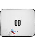 Laptop sleeve with the Haiti 2026 Away football shirt design by RIPA Football
