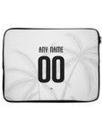 Laptop sleeve with the Haiti 2026 Away football shirt design by RIPA Football