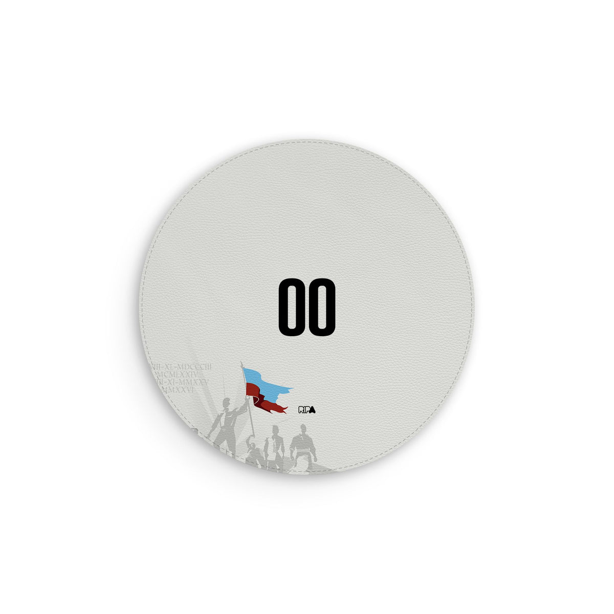 Mouse pad with the Haiti 2026 Away football shirt design by RIPA Football