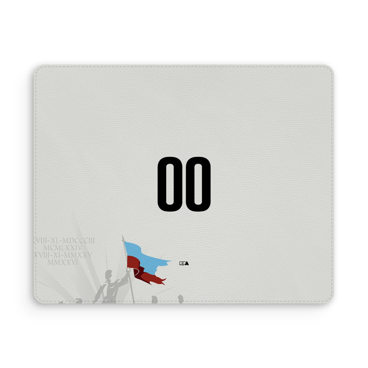 Mouse pad with the Haiti 2026 Away football shirt design by RIPA Football