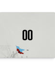 Mouse pad with the Haiti 2026 Away football shirt design by RIPA Football