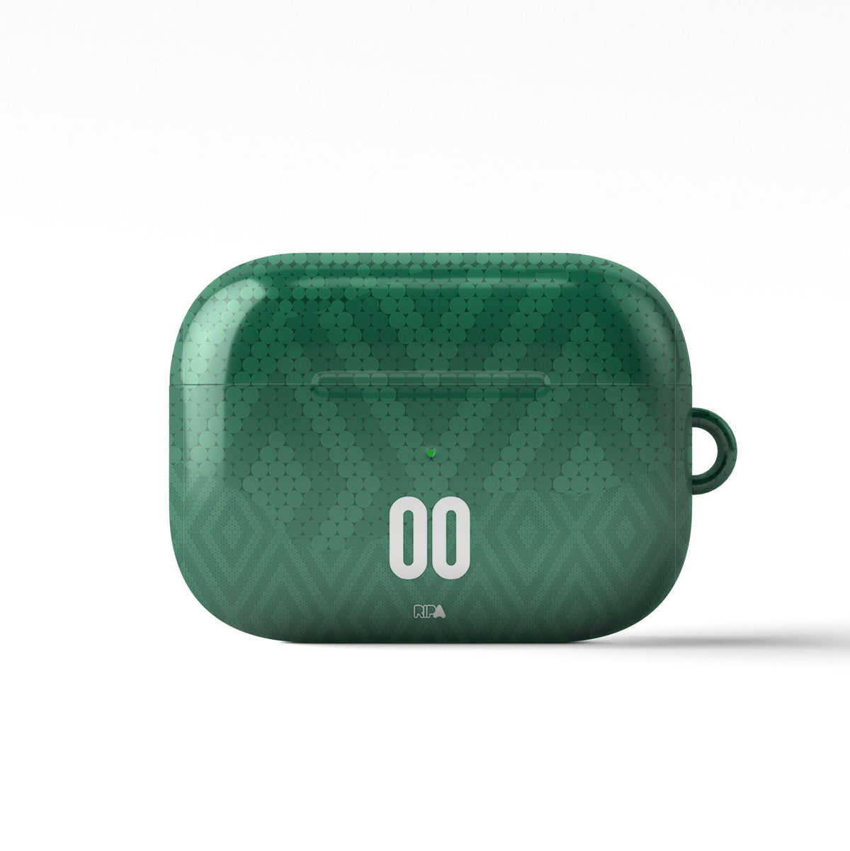 AirPods case with the Iraq 2026 Away football shirt design by RIPA Football