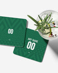 Coaster with the Iraq 2026 Away football shirt design by RIPA Football