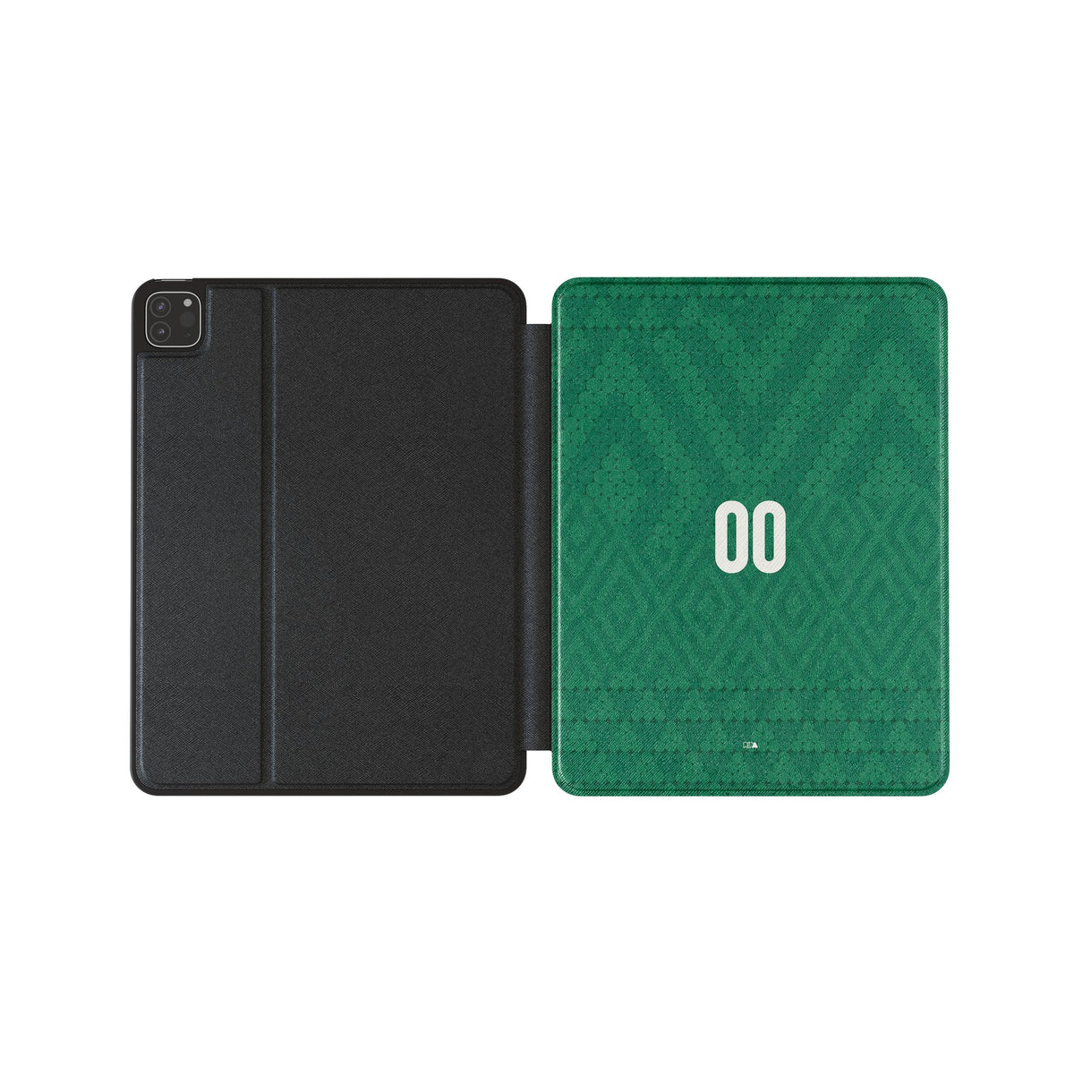iPad case with the Iraq 2026 Away football shirt design by RIPA Football