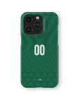 Phone case with the Iraq 2026 Away football shirt design by RIPA Football