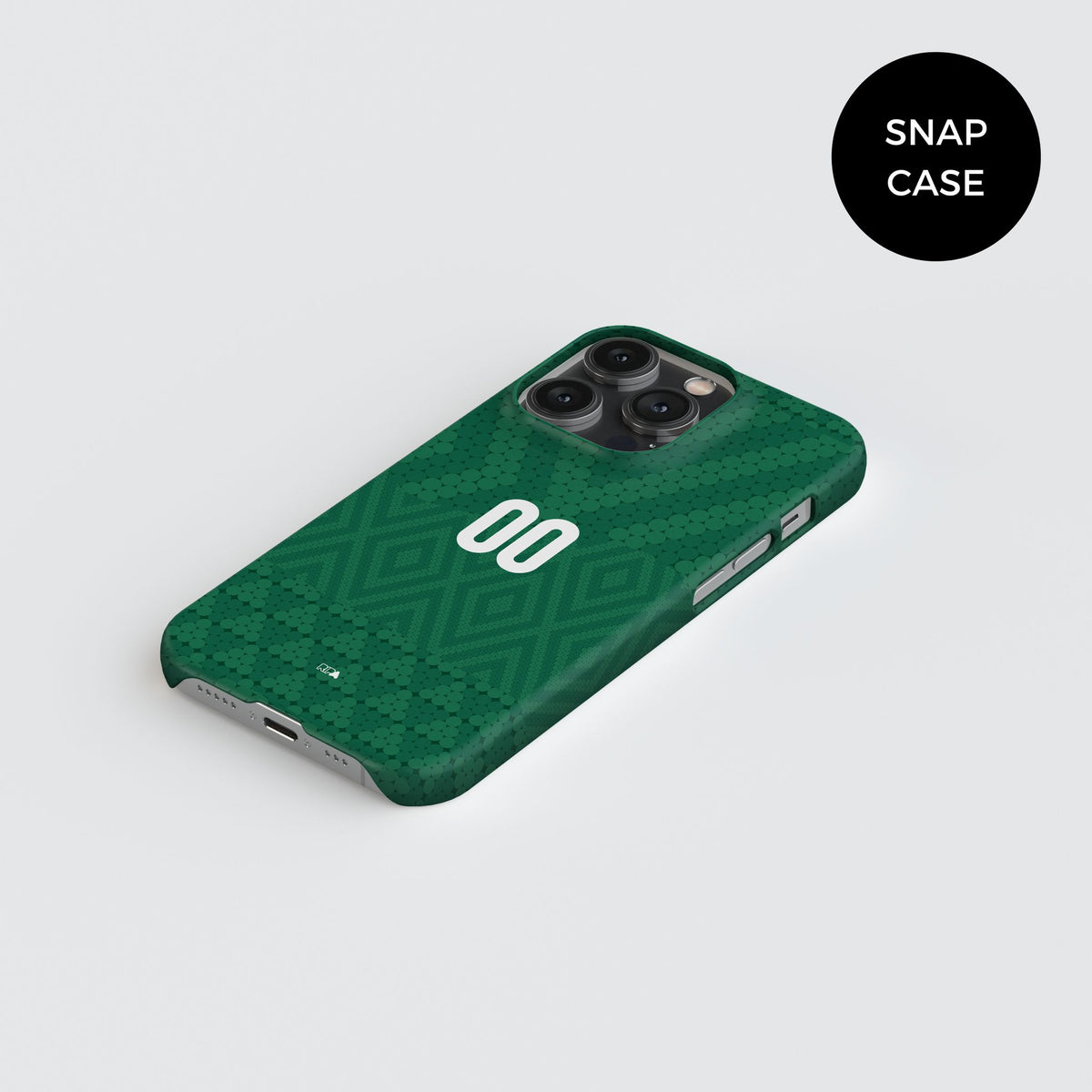 Phone case with the Iraq 2026 Away football shirt design by RIPA Football