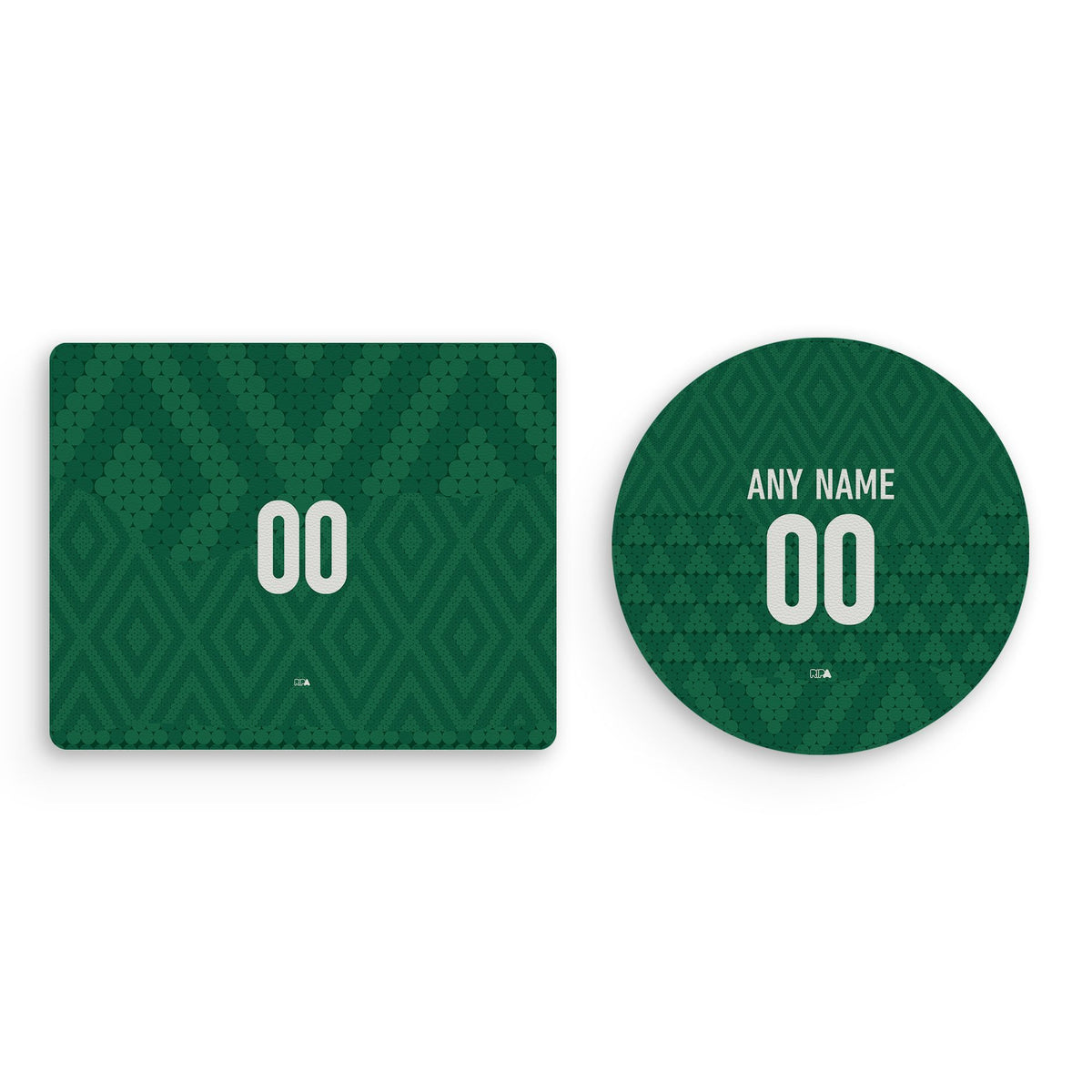Mouse pad with the Iraq 2026 Away football shirt design by RIPA Football
