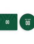 Mouse pad with the Iraq 2026 Away football shirt design by RIPA Football