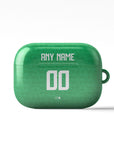 AirPods case with the Ireland 2024 Home football shirt design by RIPA Football