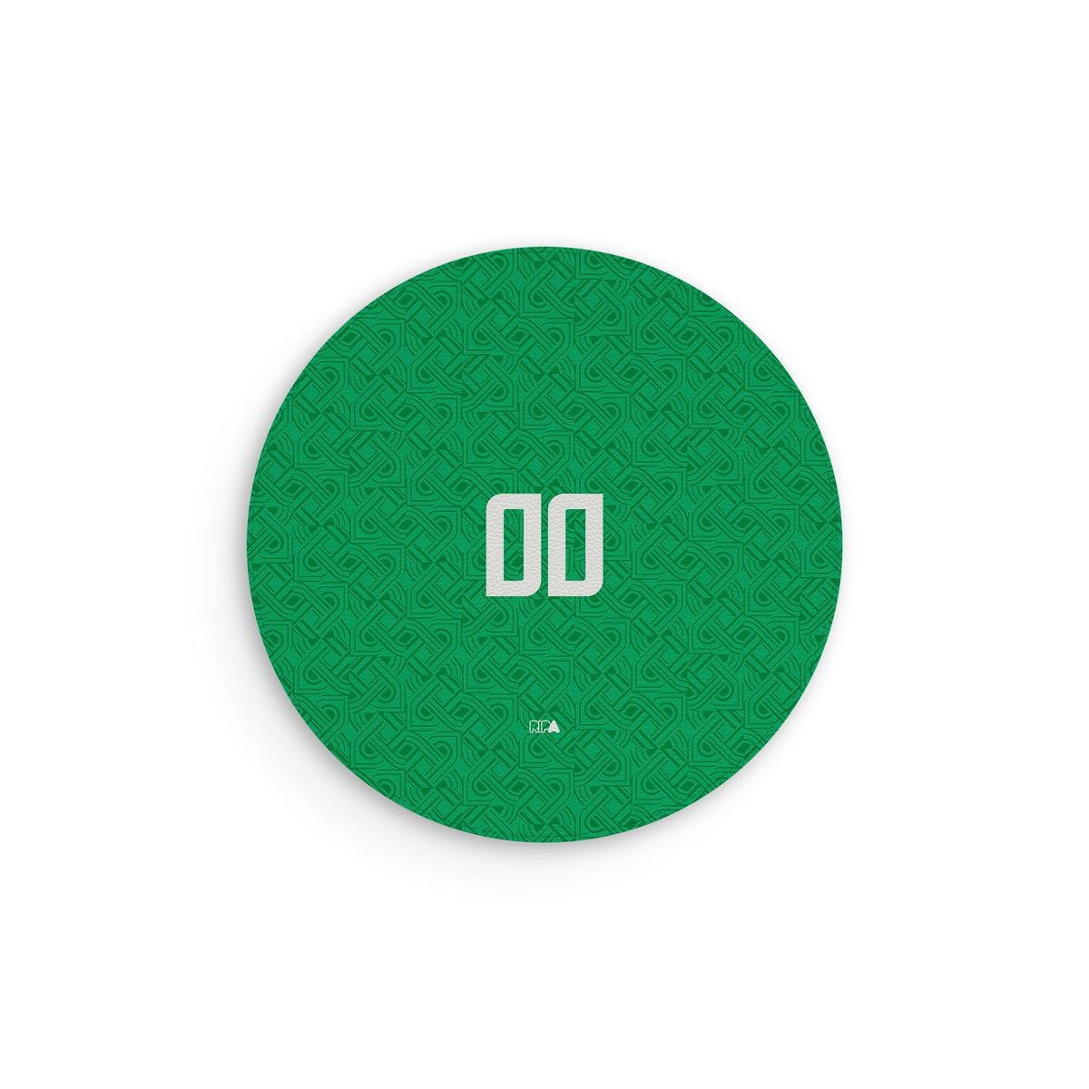 Mouse pad with the Ireland 2024 Home football shirt design by RIPA Football
