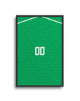 Print with the Ireland 2024 Home football shirt design by RIPA Football