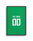 Print with the Ireland 2024 Home football shirt design by RIPA Football