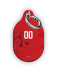 AirTag holder with the Iran 2026 Away football shirt design by RIPA Football