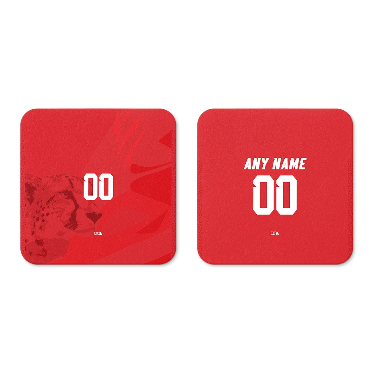 Coaster with the Iran 2026 Away football shirt design by RIPA Football
