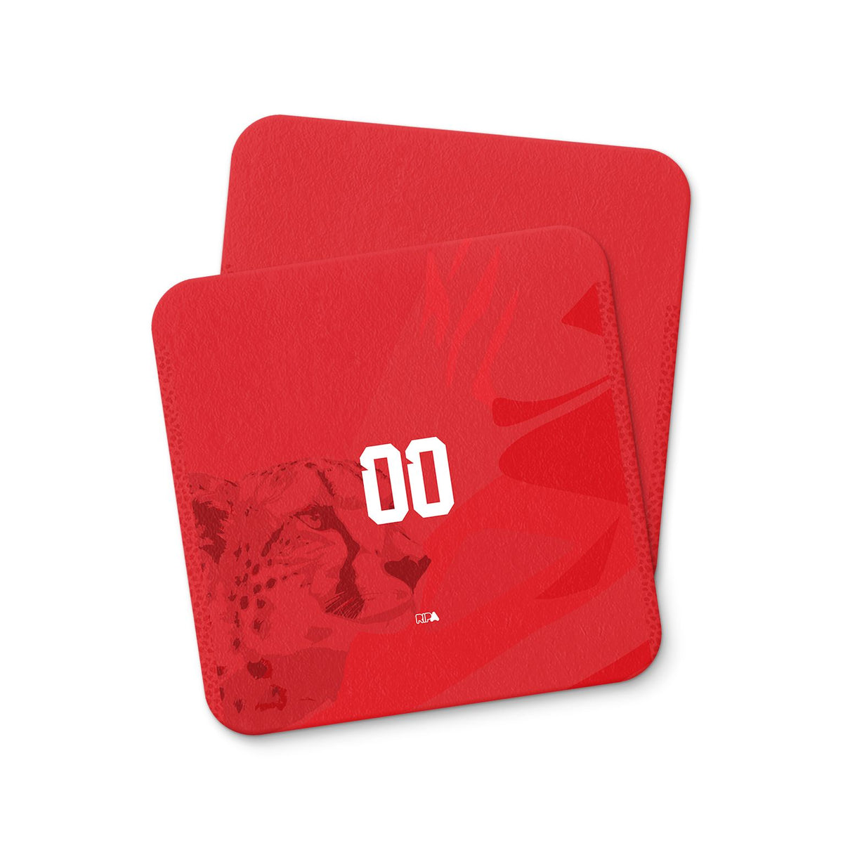Coaster with the Iran 2026 Away football shirt design by RIPA Football
