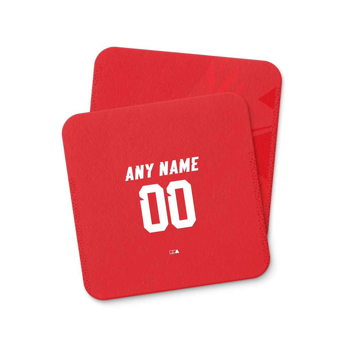 Coaster with the Iran 2026 Away football shirt design by RIPA Football
