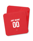 Coaster with the Iran 2026 Away football shirt design by RIPA Football