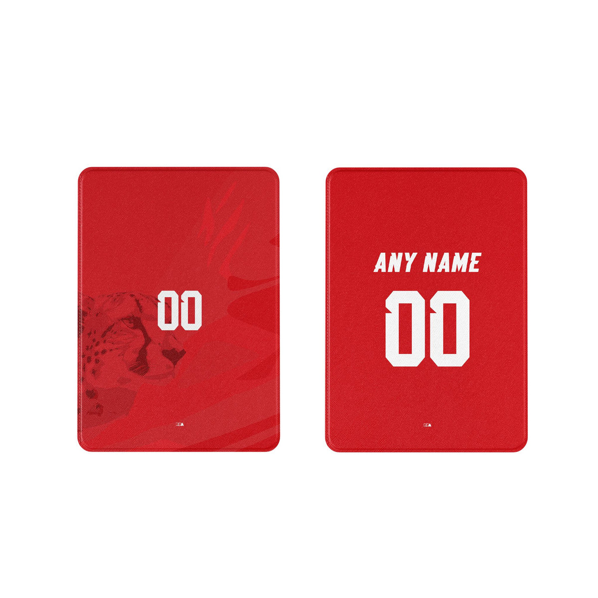 iPad case with the Iran 2026 Away football shirt design by RIPA Football