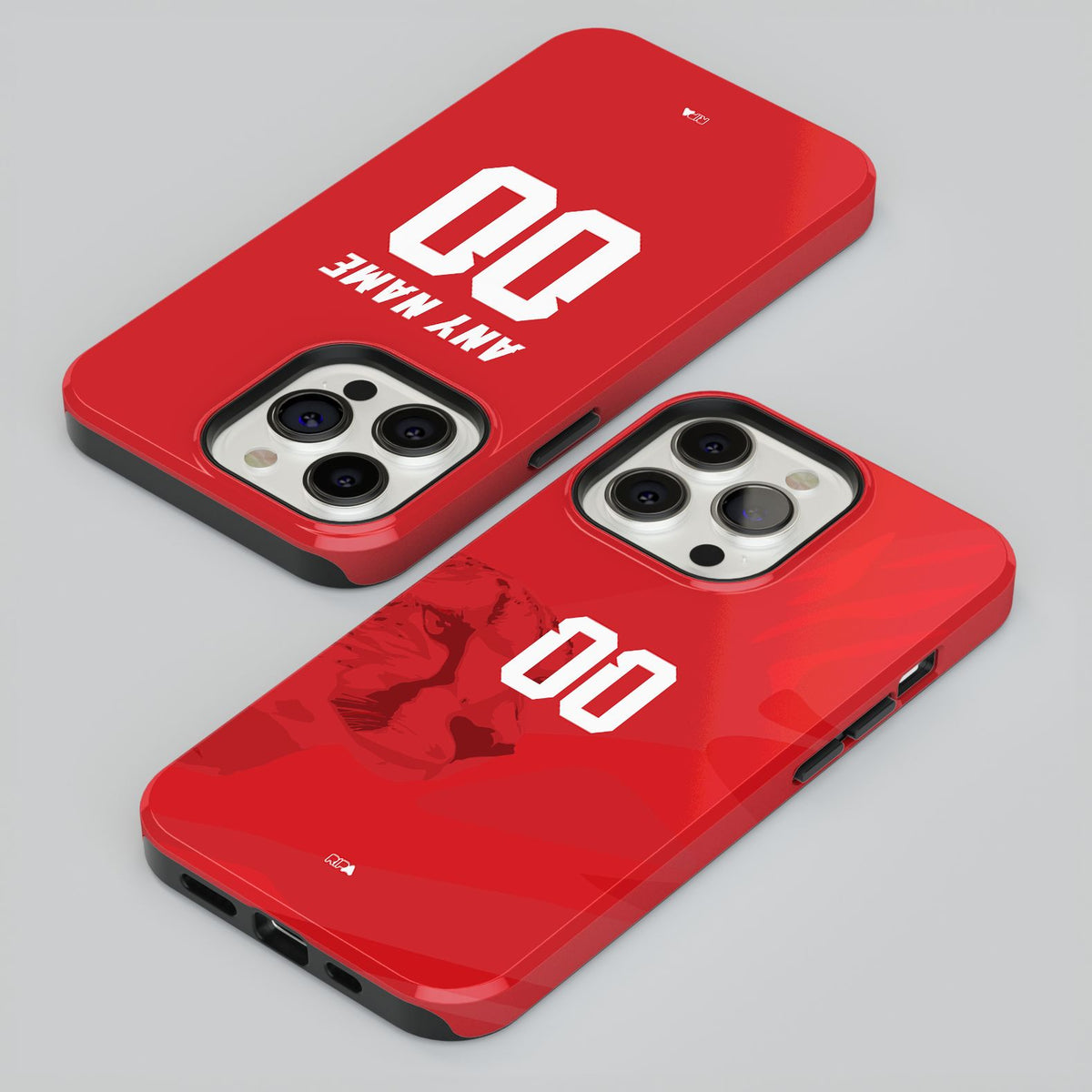 Phone case with the Iran 2026 Away football shirt design by RIPA Football