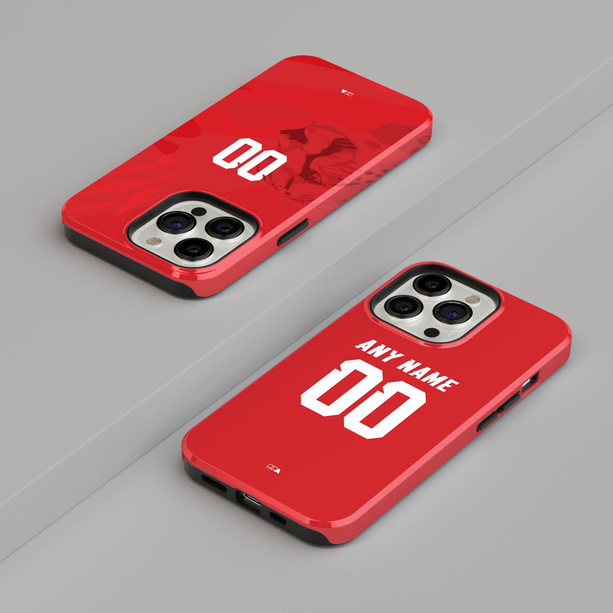 Phone case with the Iran 2026 Away football shirt design by RIPA Football
