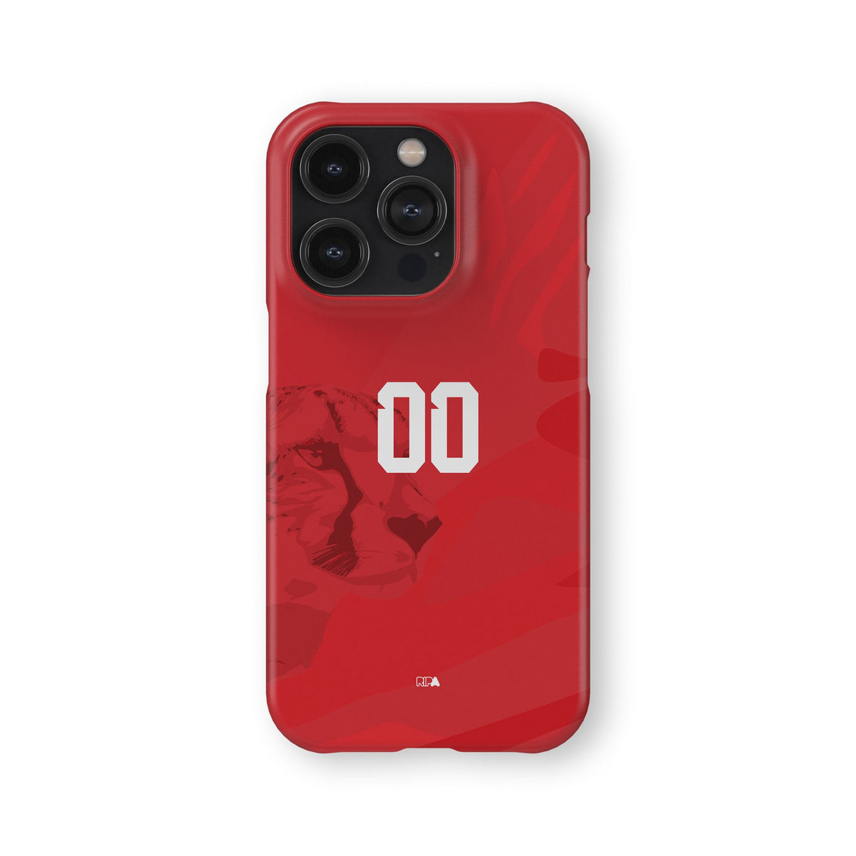 Phone case with the Iran 2026 Away football shirt design by RIPA Football