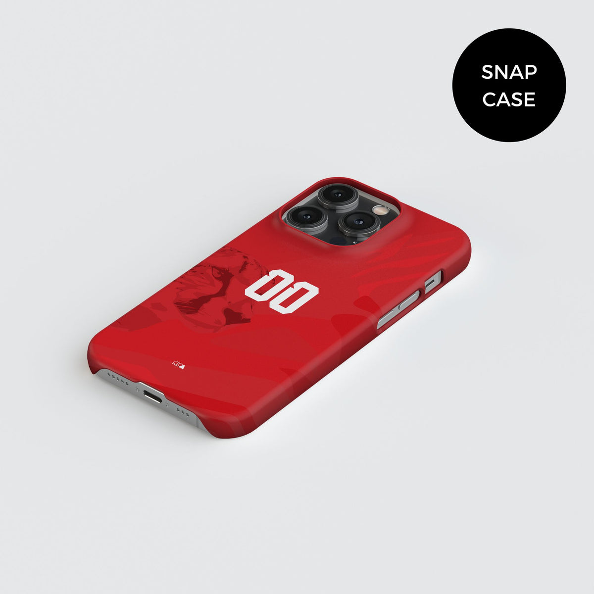 Phone case with the Iran 2026 Away football shirt design by RIPA Football