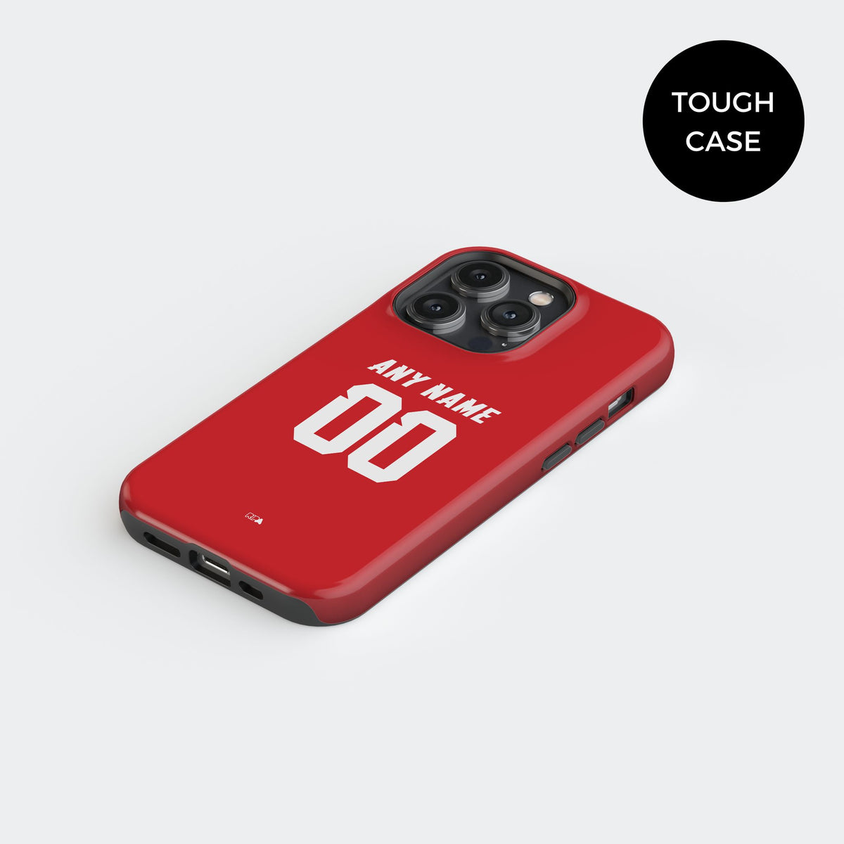 Phone case with the Iran 2026 Away football shirt design by RIPA Football