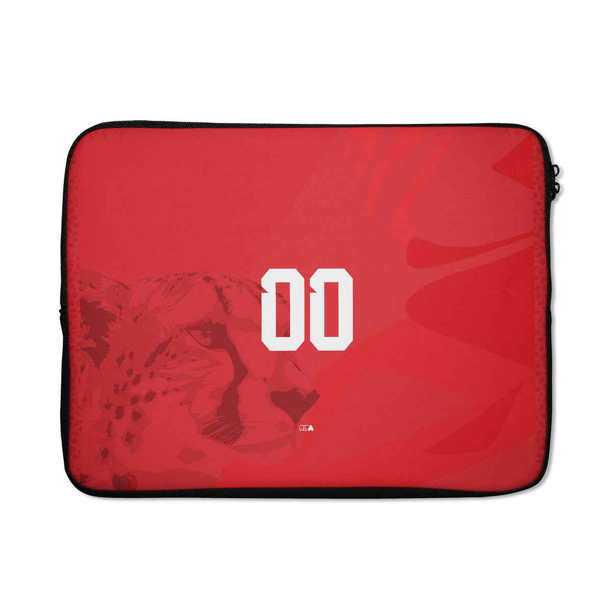 Laptop sleeve with the Iran 2026 Away football shirt design by RIPA Football