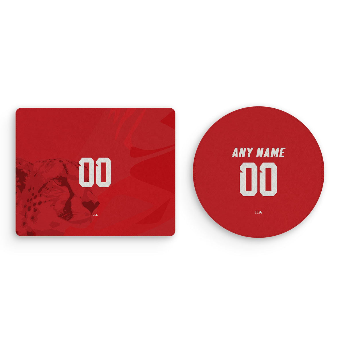 Mouse pad with the Iran 2026 Away football shirt design by RIPA Football