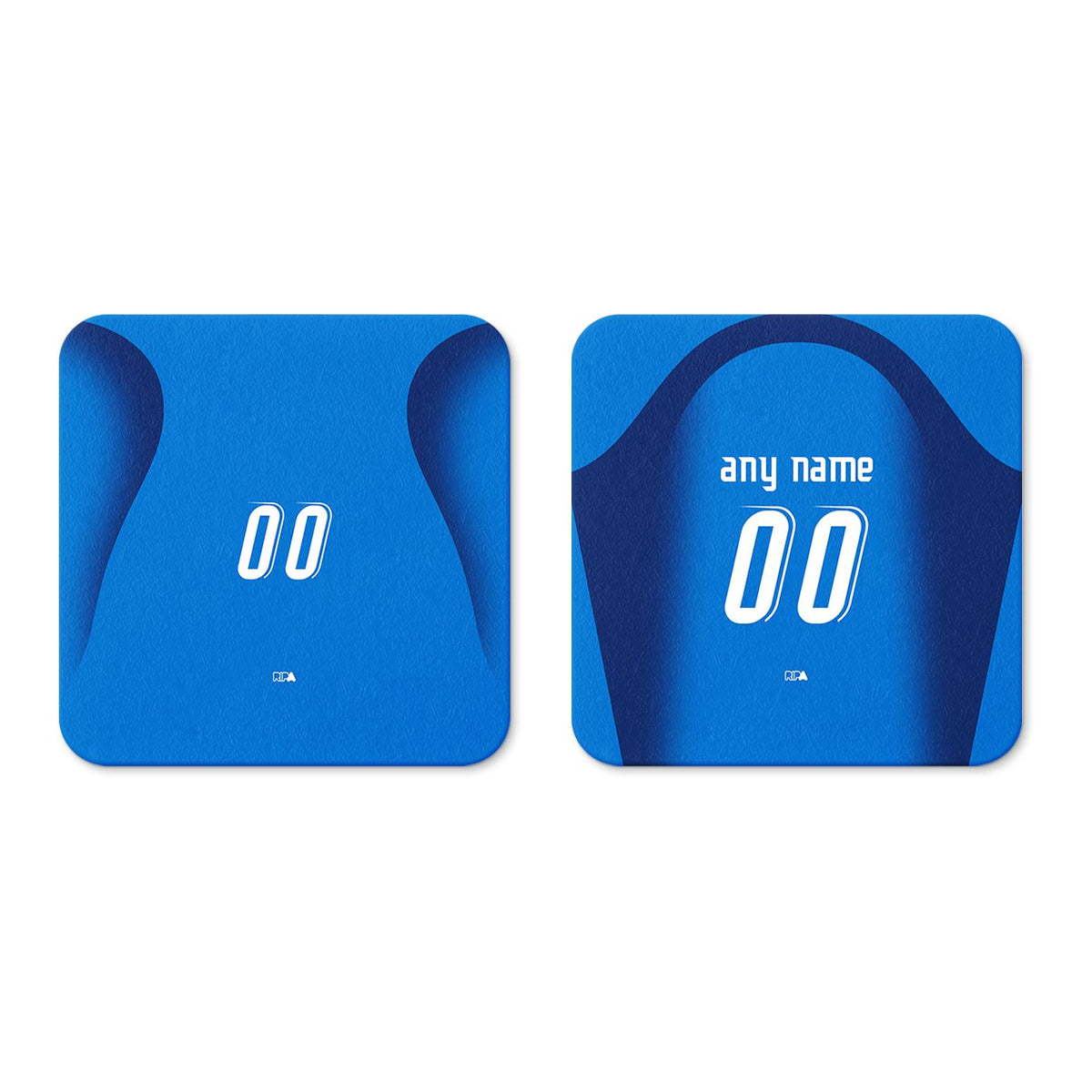 Coaster with the Italy 2006 Home football shirt design by RIPA Football