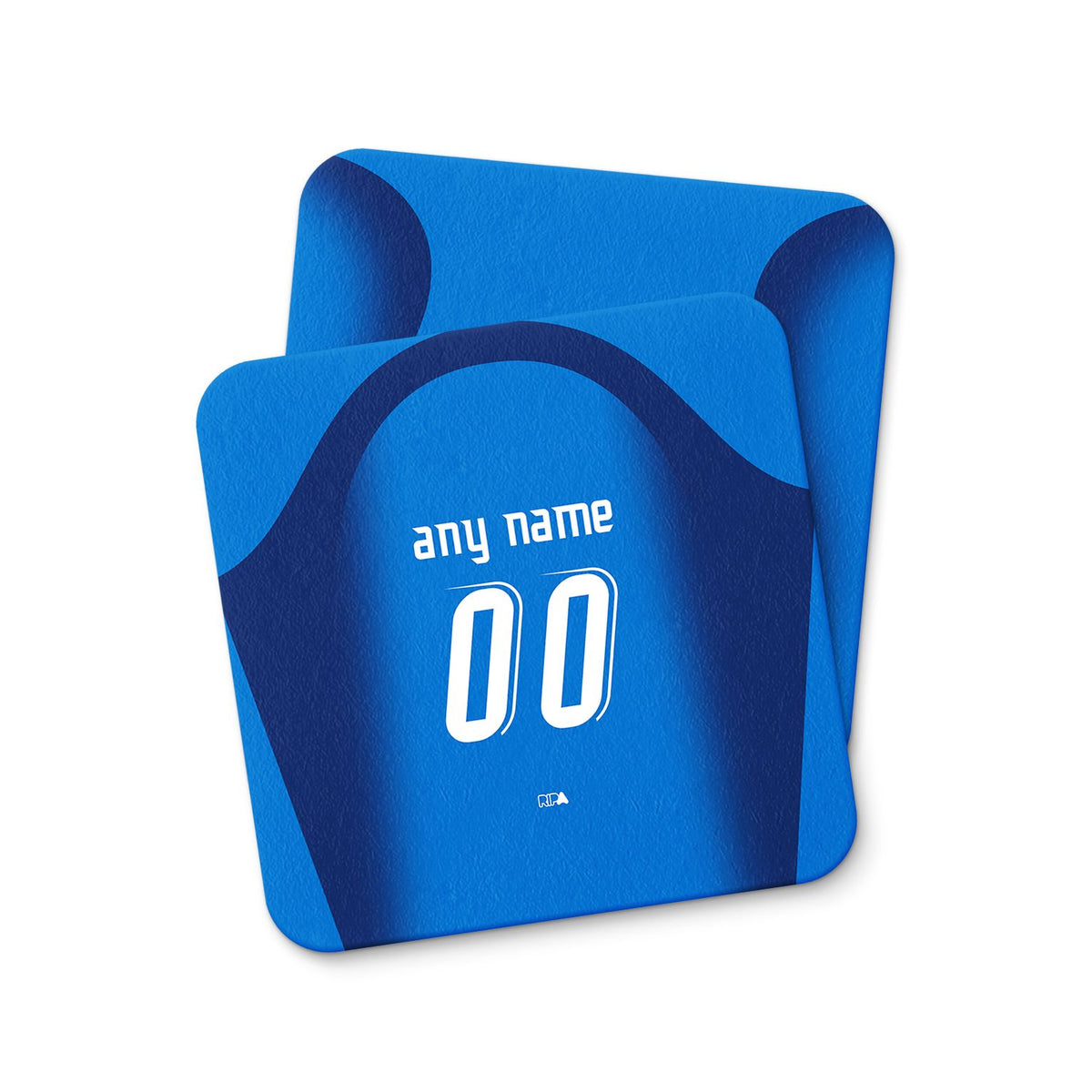 Coaster with the Italy 2006 Home football shirt design by RIPA Football