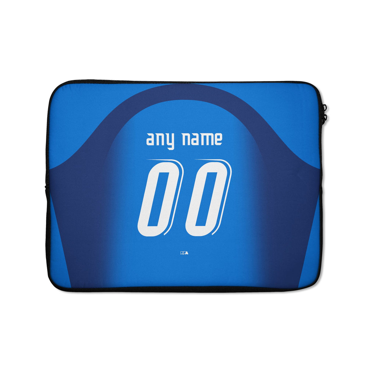 Laptop sleeve with the Italy 2006 Home football shirt design by RIPA Football