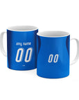 Mug with the Italy 2006 Home football shirt design by RIPA Football