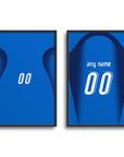 Print with the Italy 2006 Home football shirt design by RIPA Football
