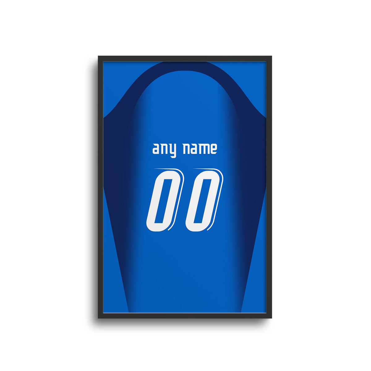 Print with the Italy 2006 Home football shirt design by RIPA Football
