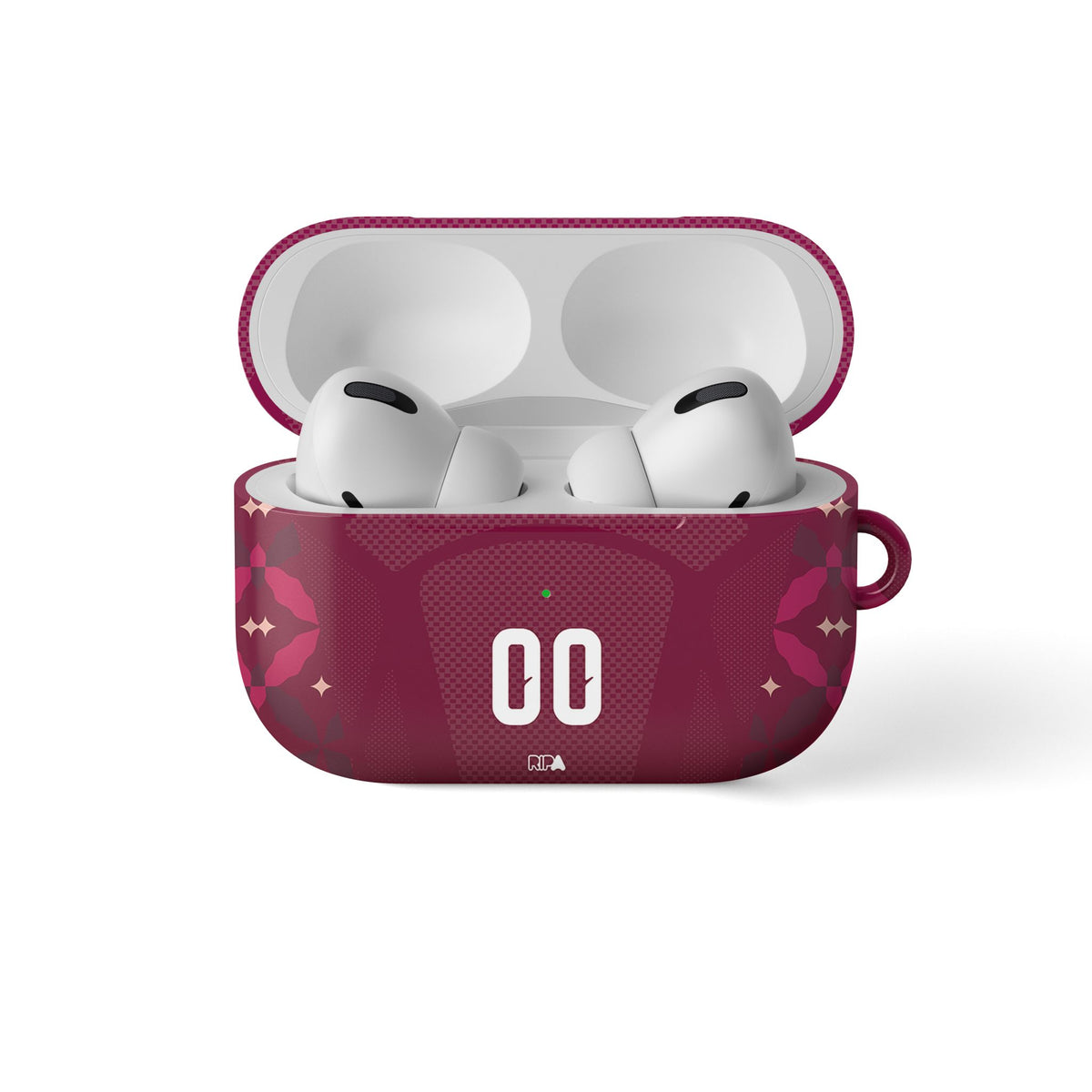 AirPods case with the Italy 2026 Goalkeeper football shirt design by RIPA Football
