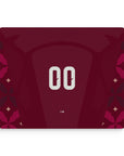 Mouse pad with the Italy 2026 Goalkeeper football shirt design by RIPA Football