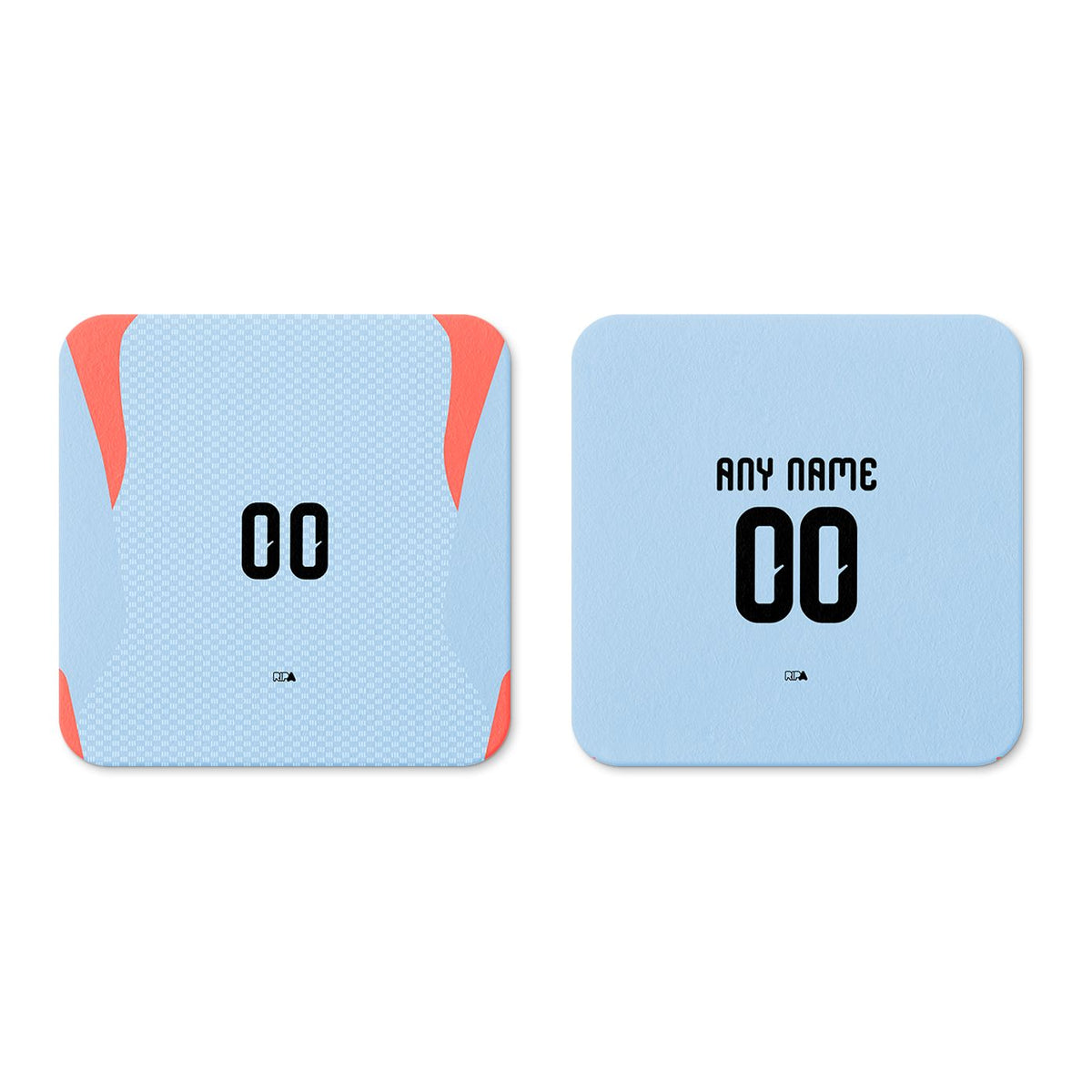 Coaster with the Japan 2026 Training football shirt design by RIPA Football