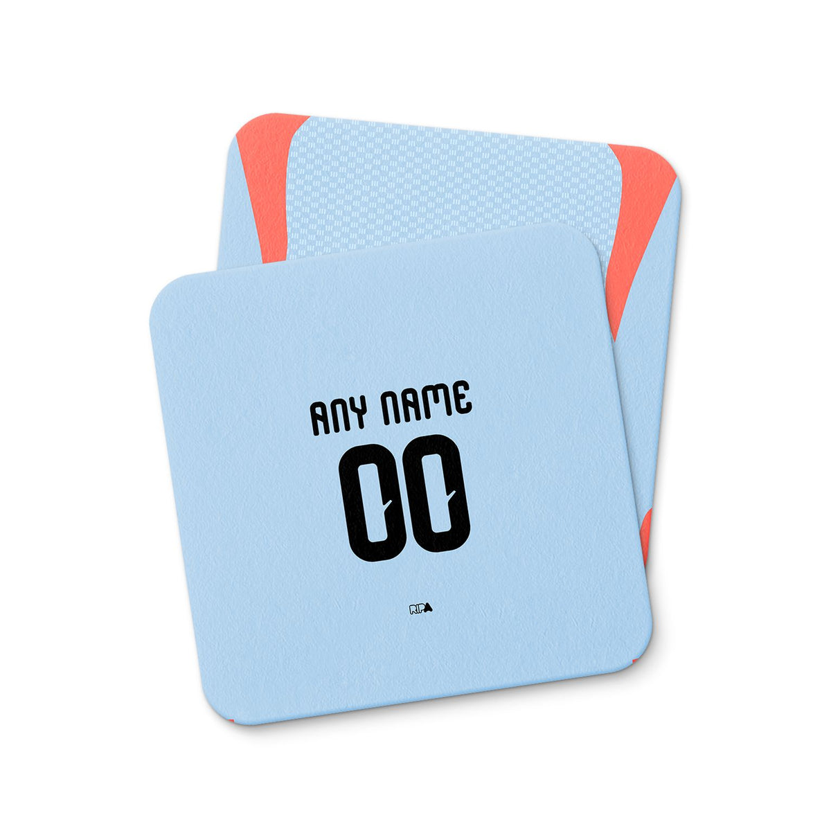 Coaster with the Japan 2026 Training football shirt design by RIPA Football
