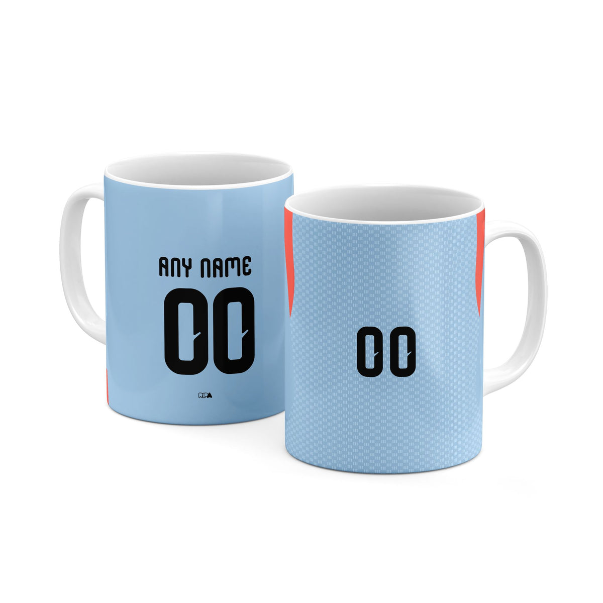 Mug with the Japan 2026 Training football shirt design by RIPA Football